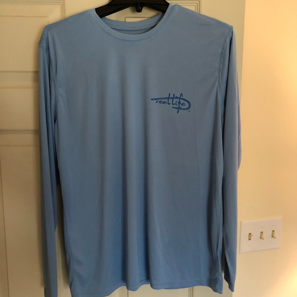 Reel Life Light Blue Combat Gear Performance Shirt - M